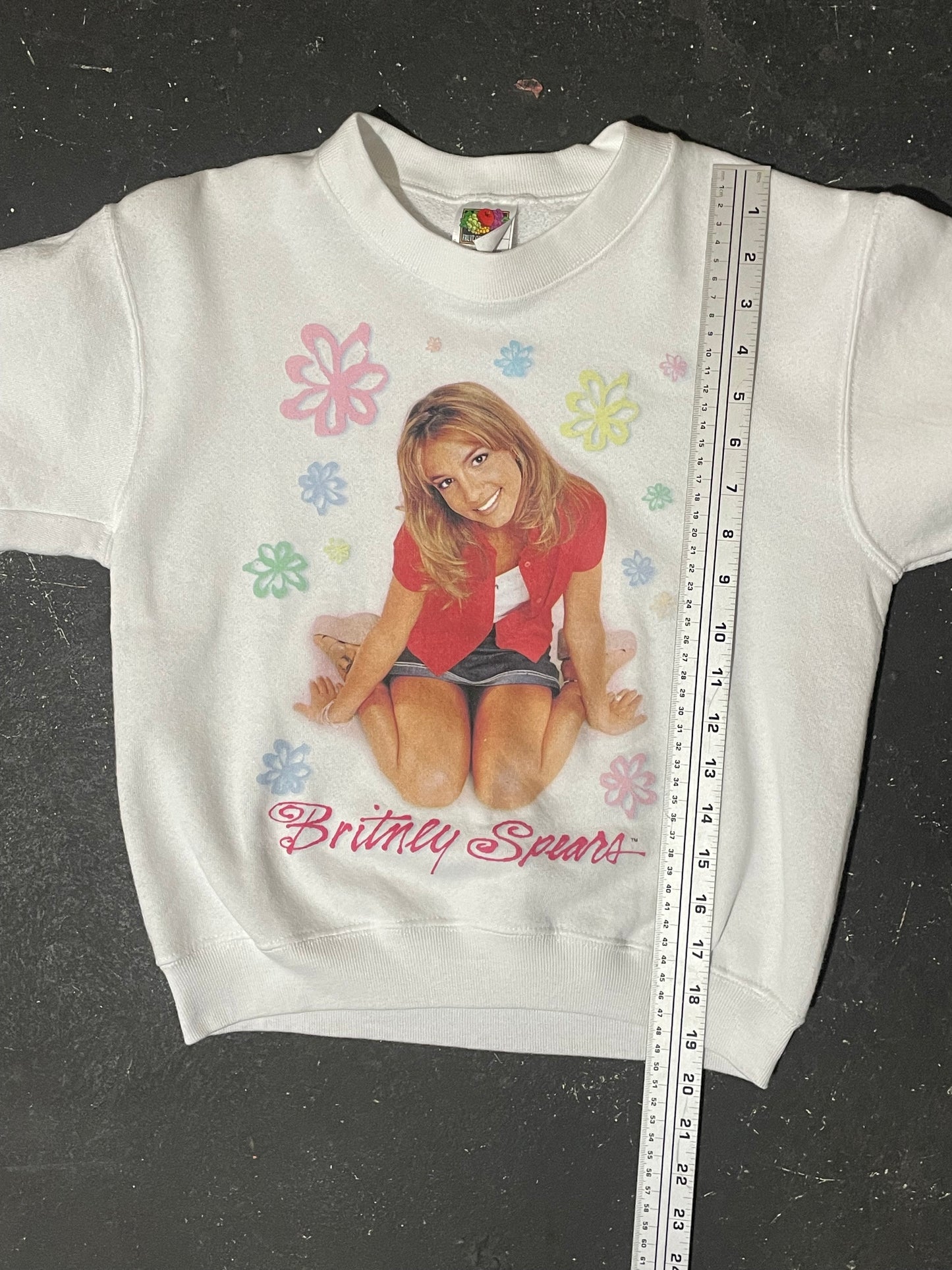 1990s White ‘Britney Spears’ Kid Sweatshirt