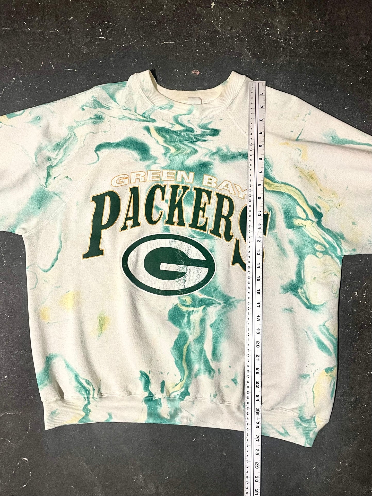 1980s Tie-Dye Green Bay Packers Sweatshirt