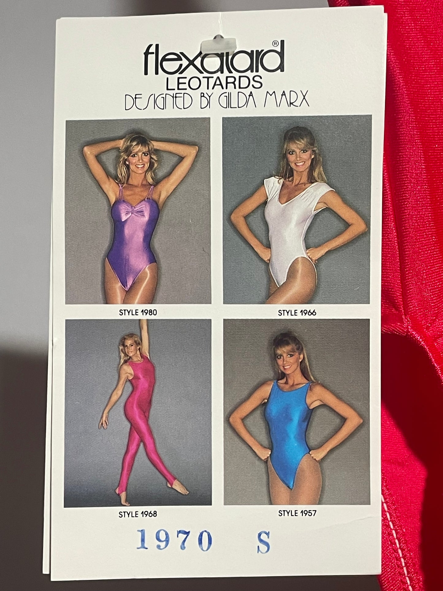 1980s Deadstock Blue Leotard