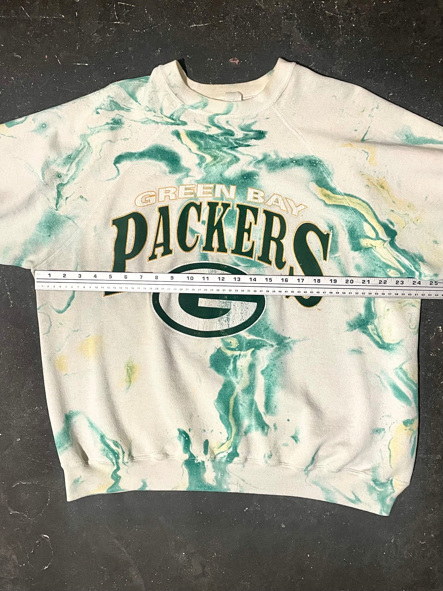 1980s Tie-Dye Green Bay Packers Sweatshirt