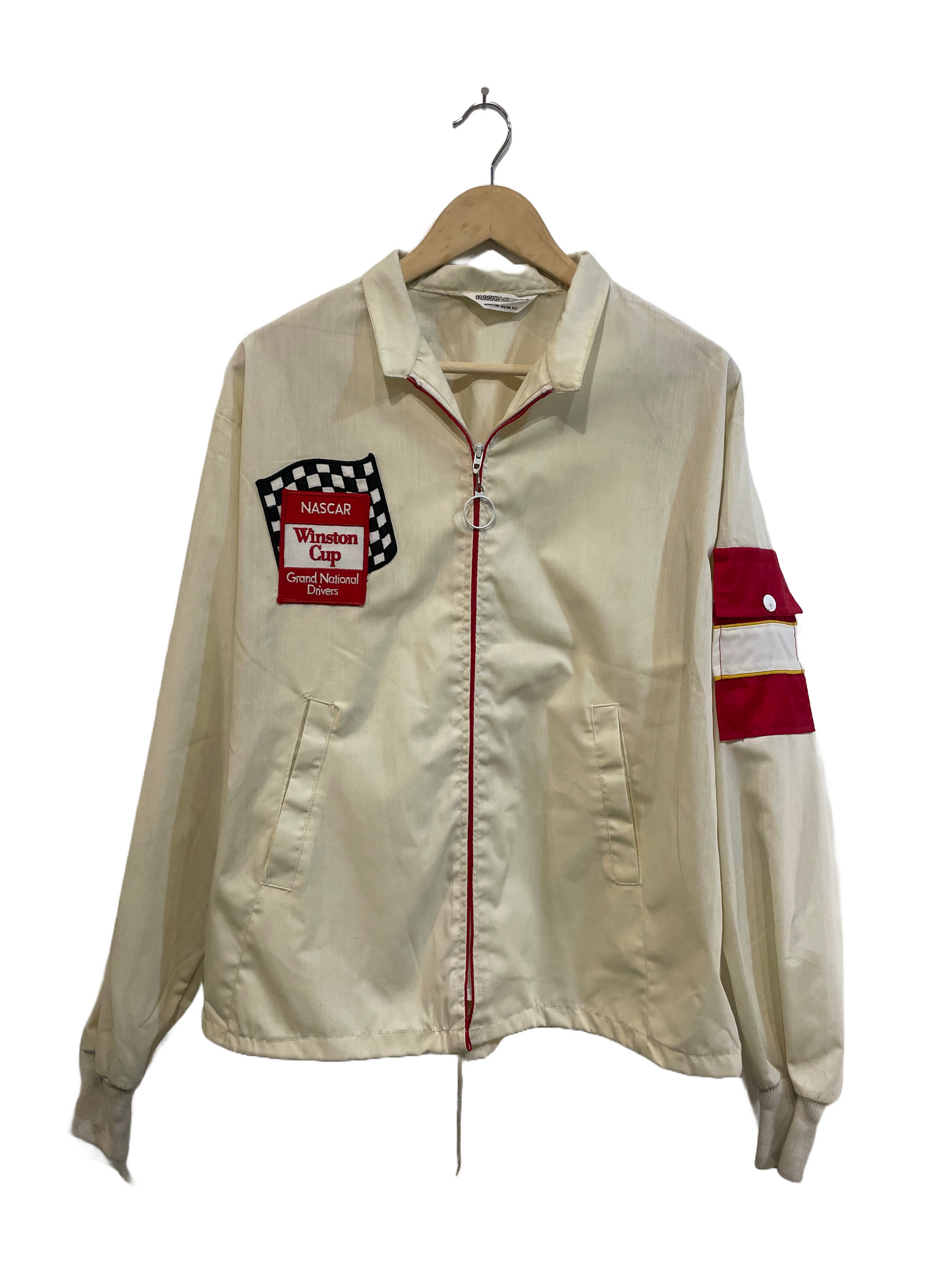 1970s Cream Winston Cup Racing Jacket