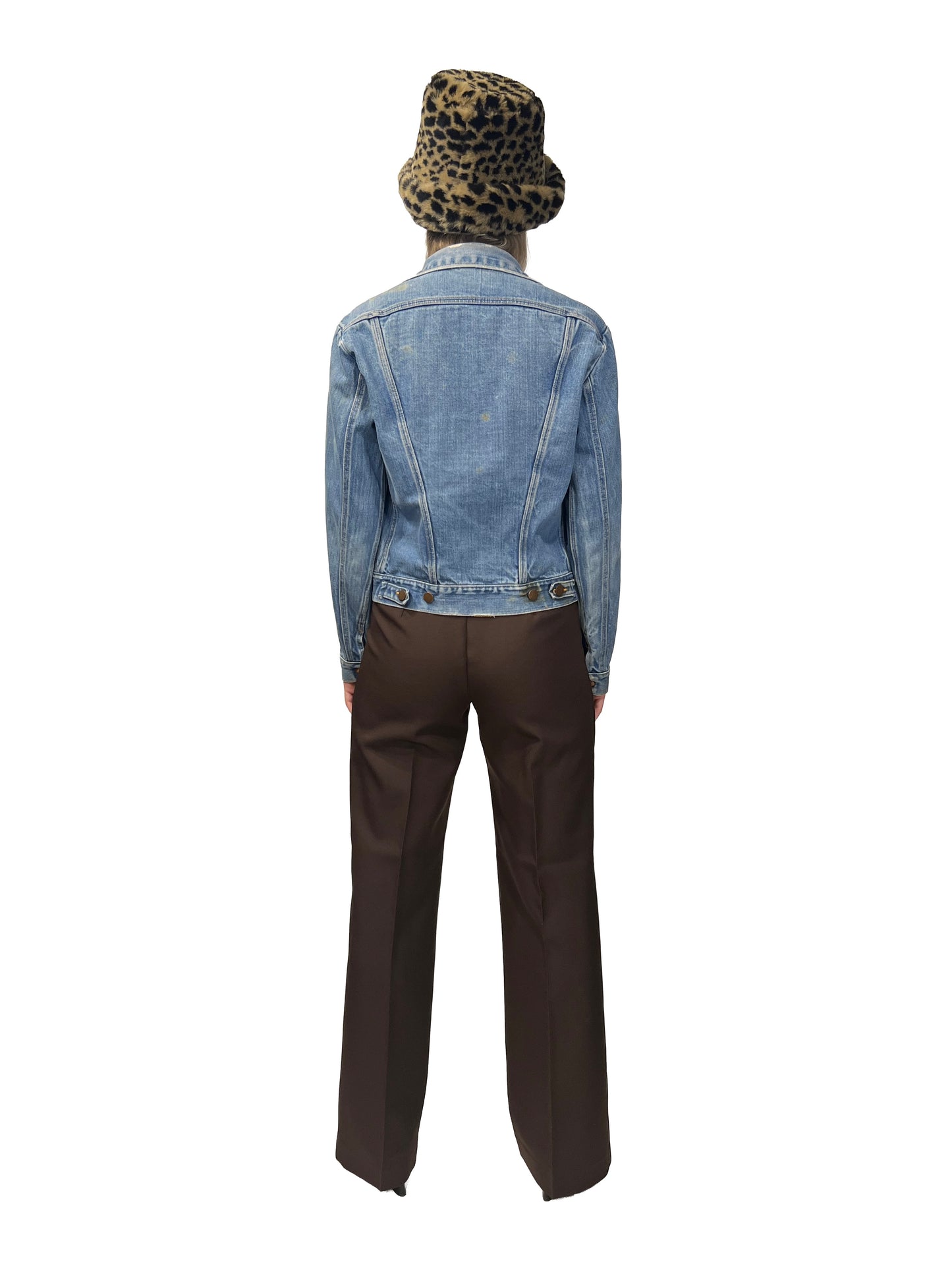 1980s Well-Worn Wrangler ‘No Fault’ 4-Pocket Denim Jacket