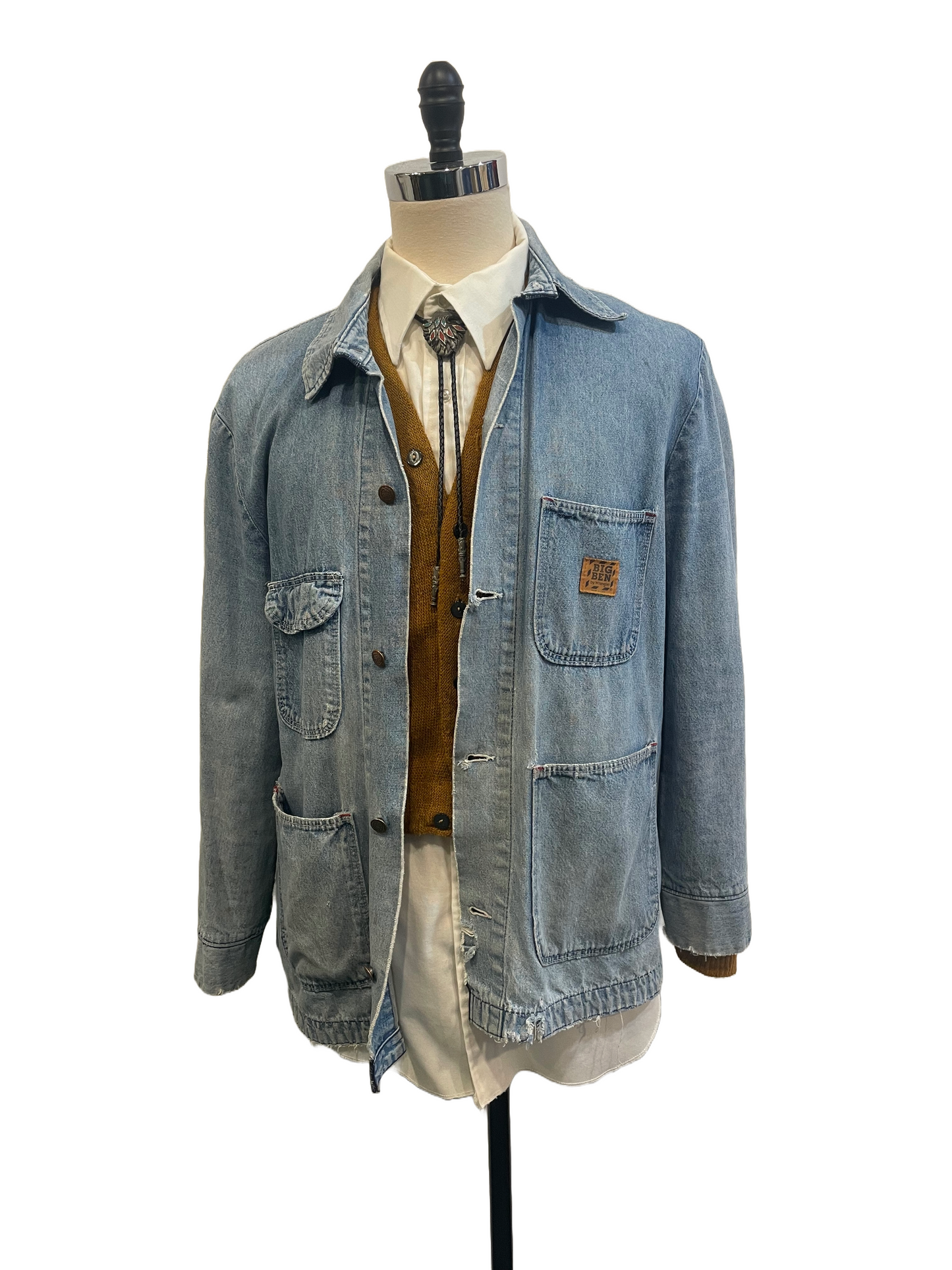 1980s Stonewash Well-Worn 4-Pocket Chore Jacket