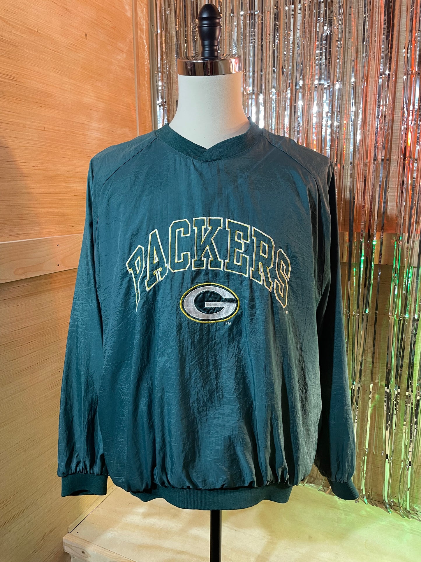 1990s Forest Green Packers Pull Over