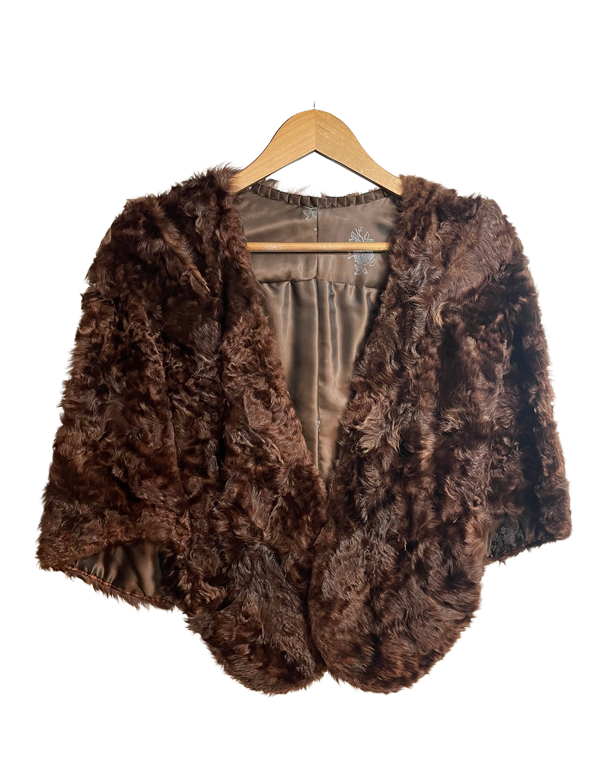 1950s Dark Brown Mink Fur Stole