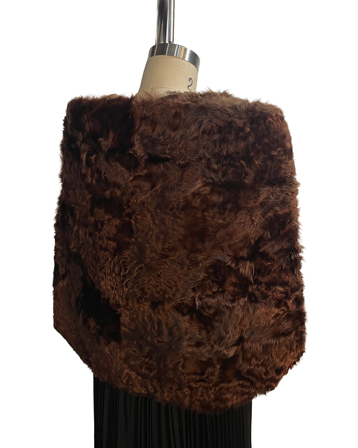 1950s Dark Brown Mink Fur Stole