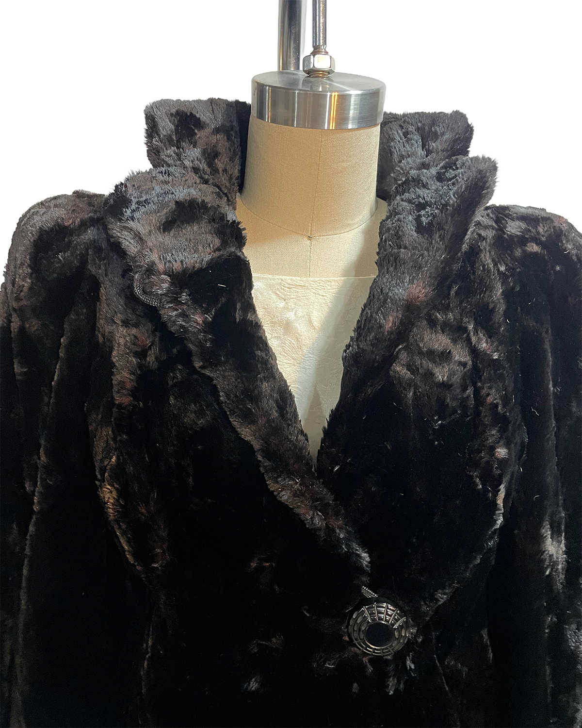 1940s Black Kreuzer Furs Mink Cropped Jacket