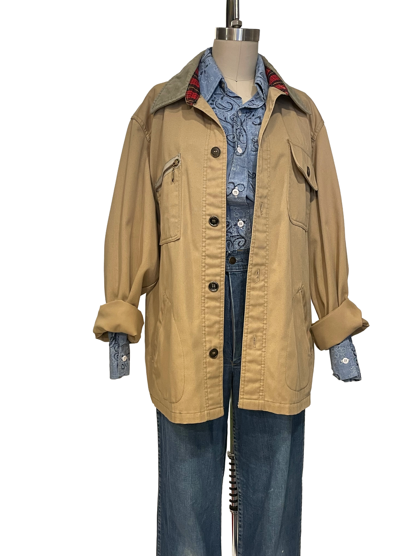 1970s Field and Stream Tan Outdoorsman Jacket