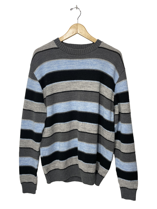 1970s Jersild Striped Acrylic Knit Sweater