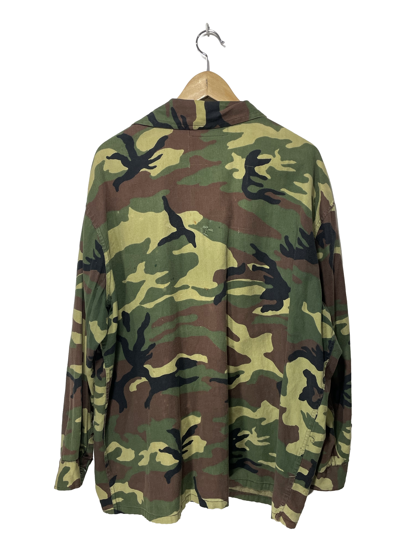 1970s Woodland Camo Cotton Twill ‘Caliber’ Shirt Jacket