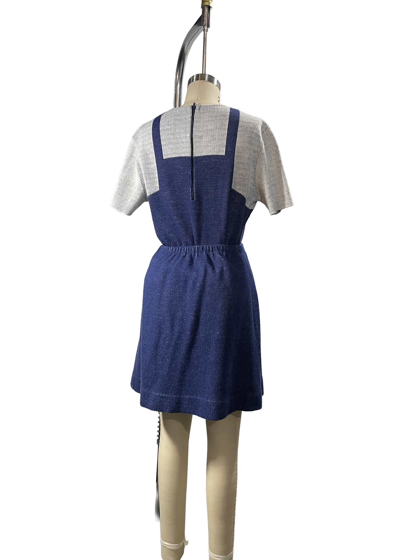 1970s Navy Cream Nautical Sweater Knit Set