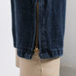 1990s Dark Wash Slim Taper Zip Cuff Jeans