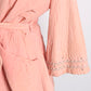 1940s Pink Quilted Bed Jacket