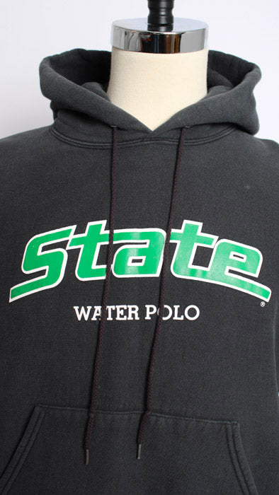 1990s Black Reverse Weave Ohio State Water Polo Hoodie