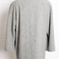1980s Gray Brushed Wool Basic Overcoat