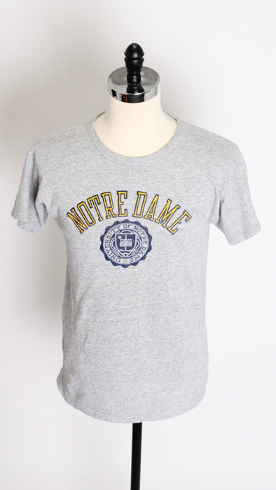 1970s Heather Grey Champion All-Cotton Notre Dame Tee