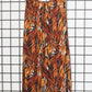 1970s Tiger Stripe Slinky Slip Dress