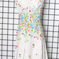 1960s Floral Print Cotton Fit-and-Flare Day Dress