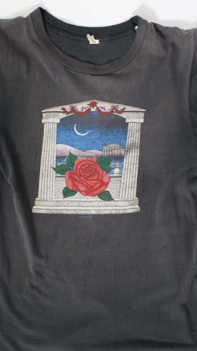 1980s Black Distressed Grateful Dead Greek Theatre Tee