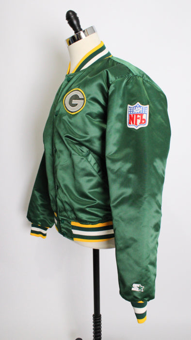 1990s Classic Starter Licensed Green Bay Satin Coach Jacket