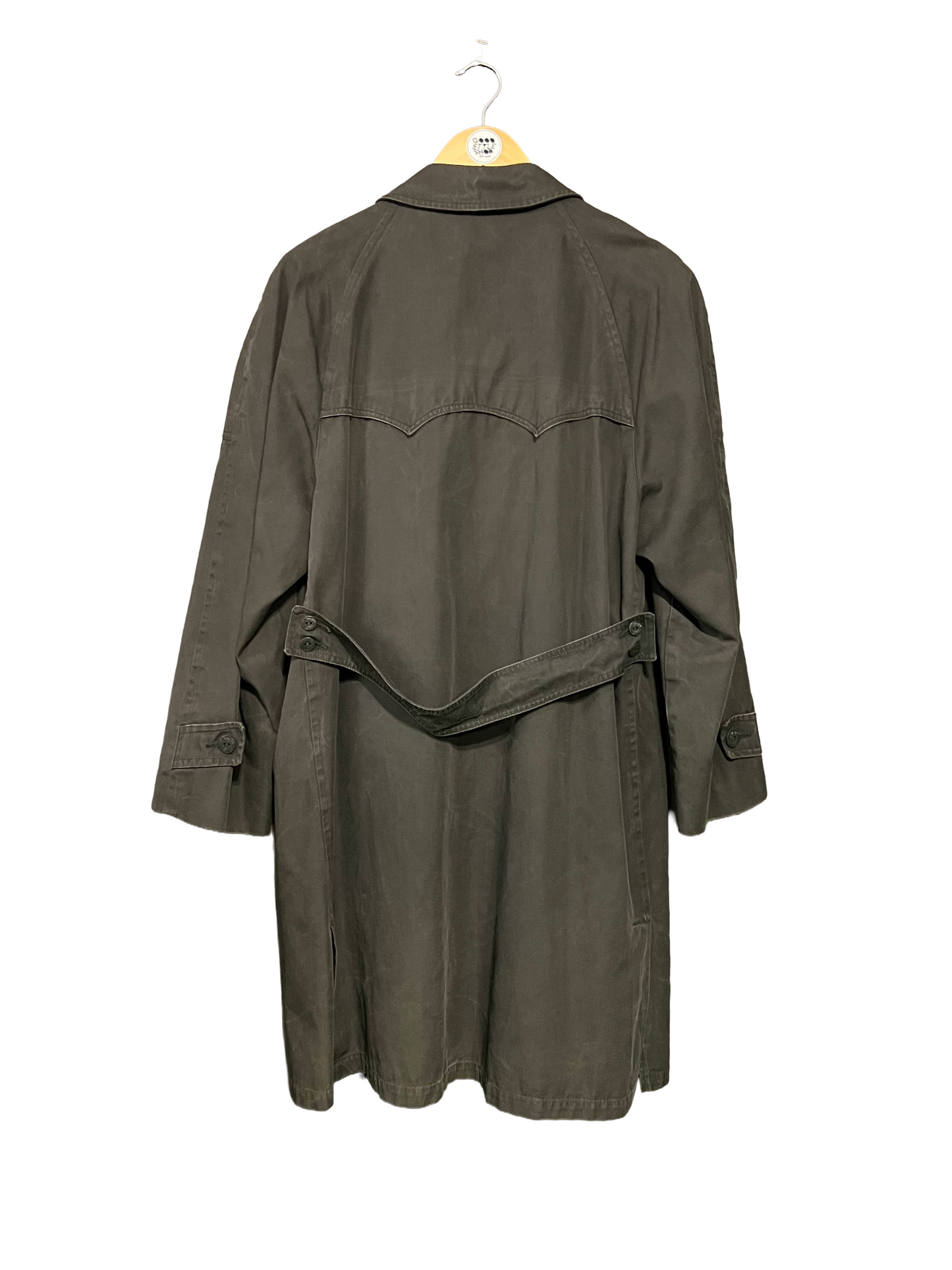 1950s Black Gabardine "Gab-O-Lux" Overcoat